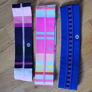 lululemon headbands 3 x
